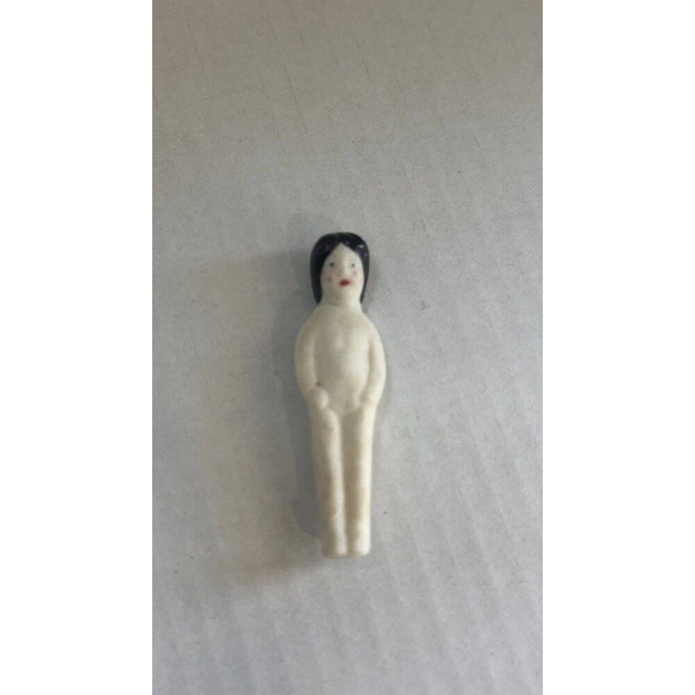 1990 Mardi Gras Haydel’s Bakery King Cake Doll • FROZEN CHARLOTTE Doll